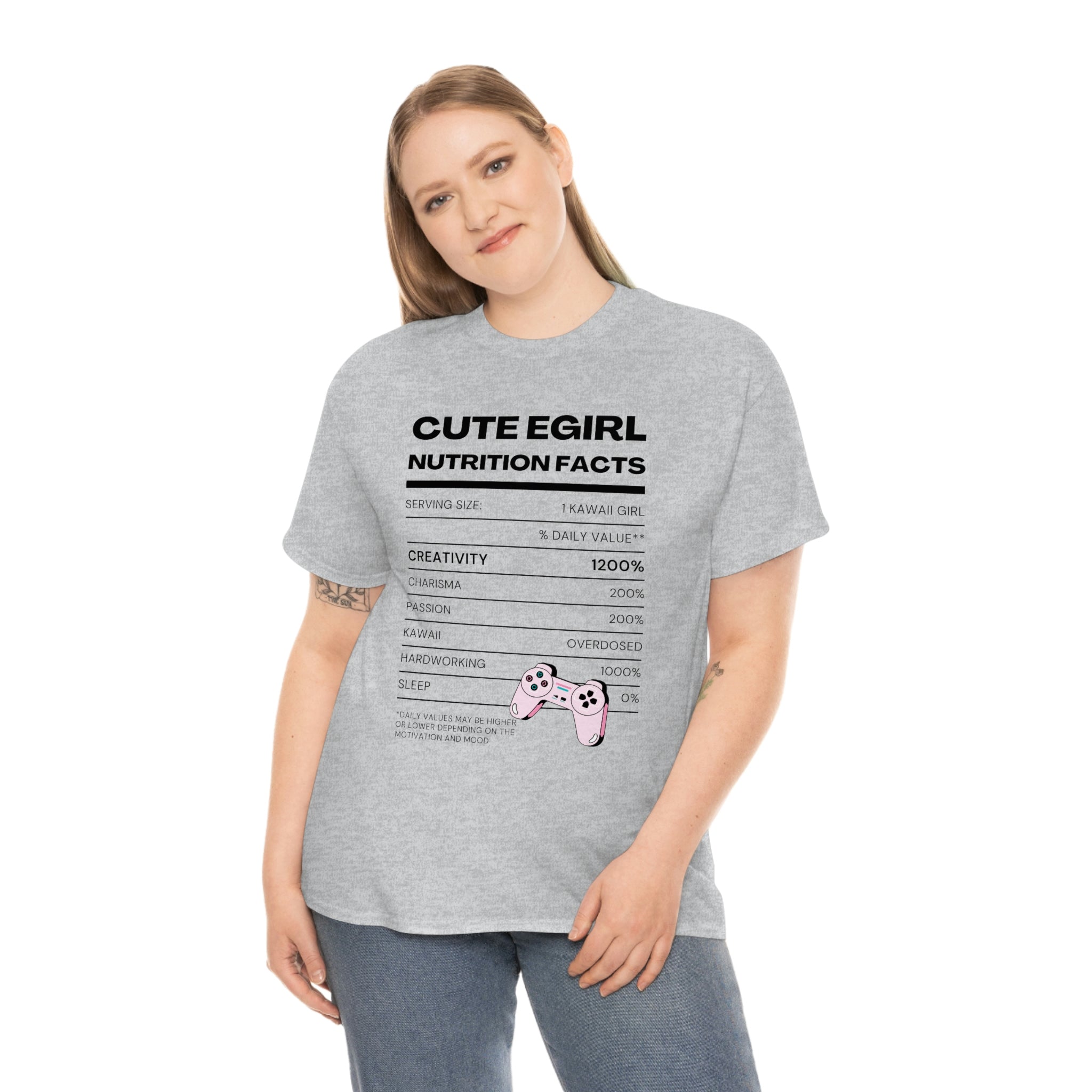 Nutrition Label Tee: Kawaii E-Girl