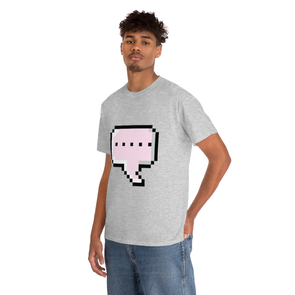 DOT DOT DOT MESSAGE BUBBLE...Unisex Heavy Cotton Tee