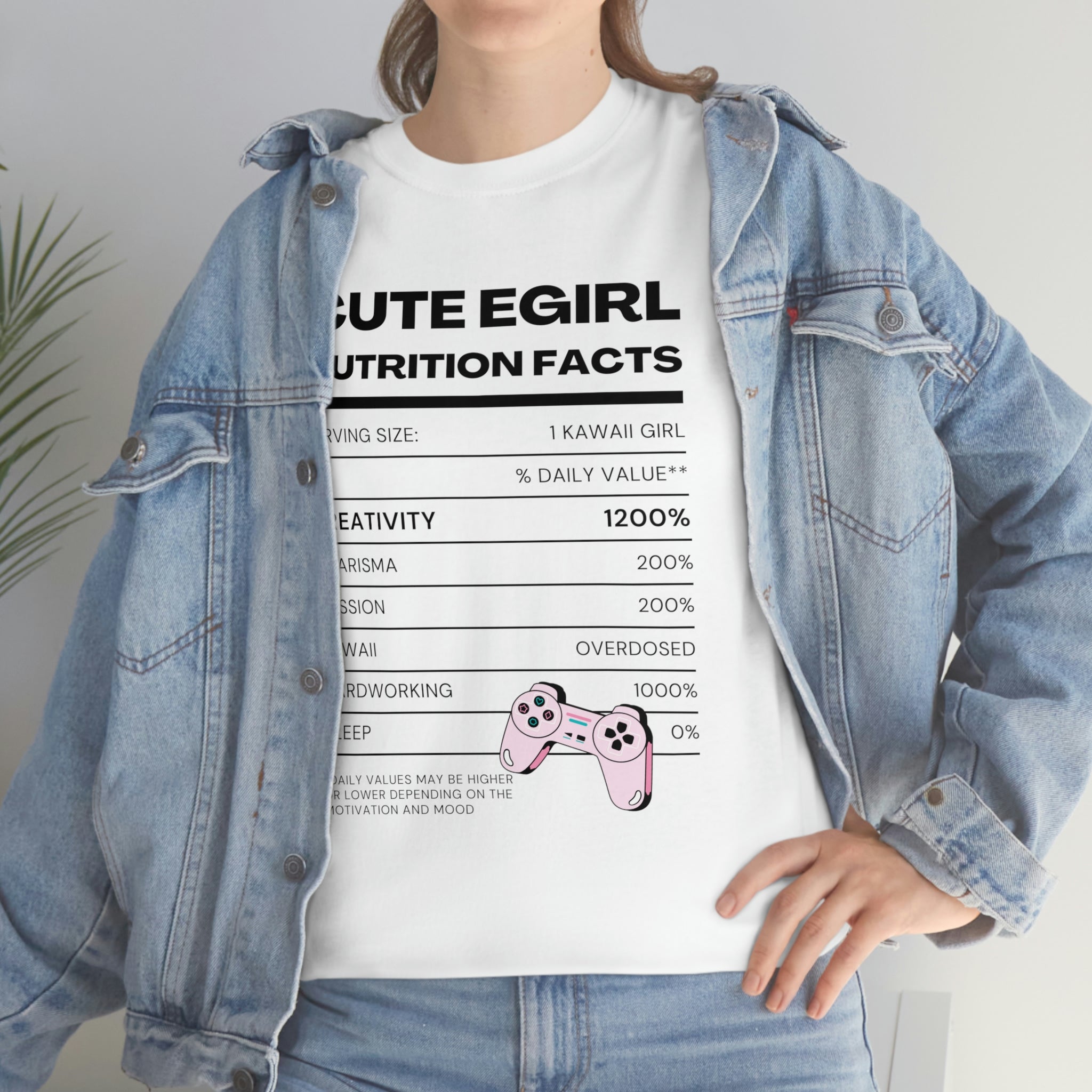 Nutrition Label Tee: Kawaii E-Girl