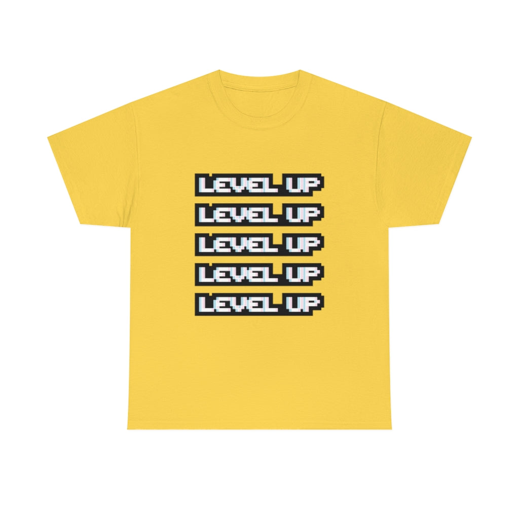 LEVEL UP LEVEL UP Unisex Heavy Cotton Tee