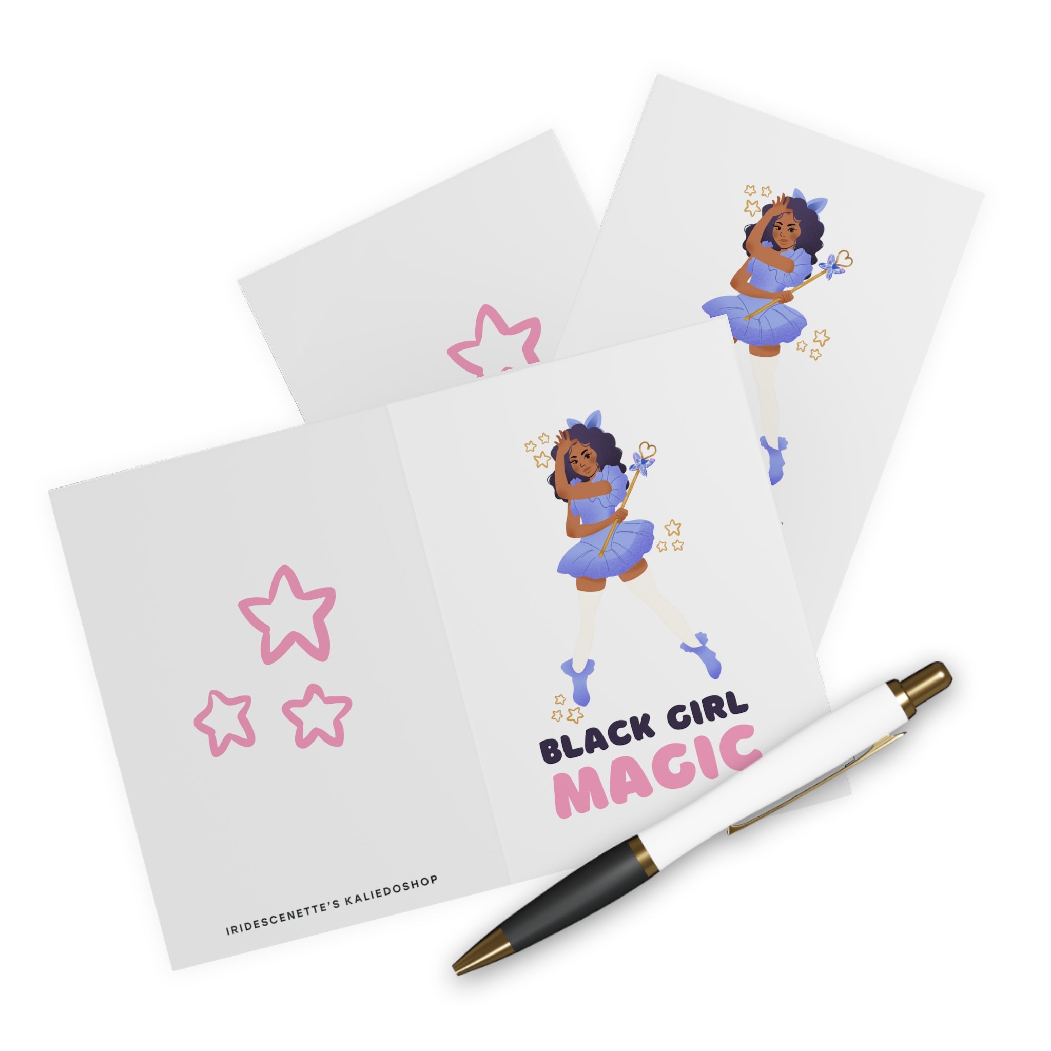 BLACK GIRL MAGIC GREETING CARD (5 PACK)