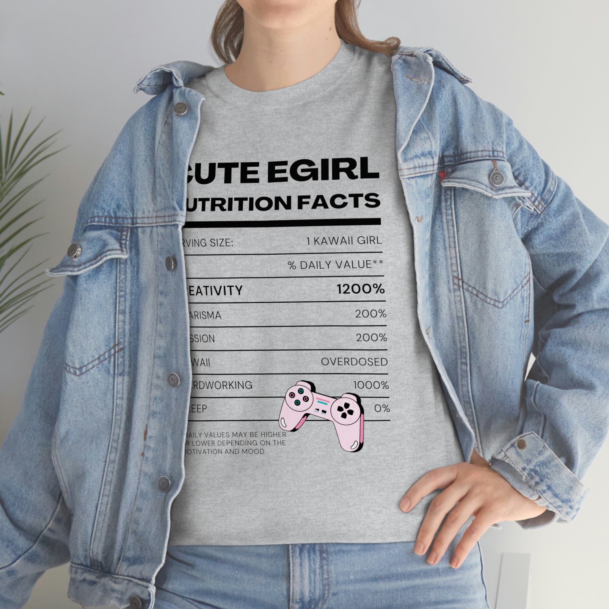 Nutrition Label Tee: Kawaii E-Girl