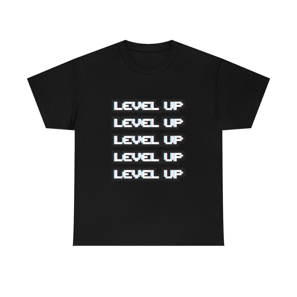 LEVEL UP LEVEL UP Unisex Heavy Cotton Tee