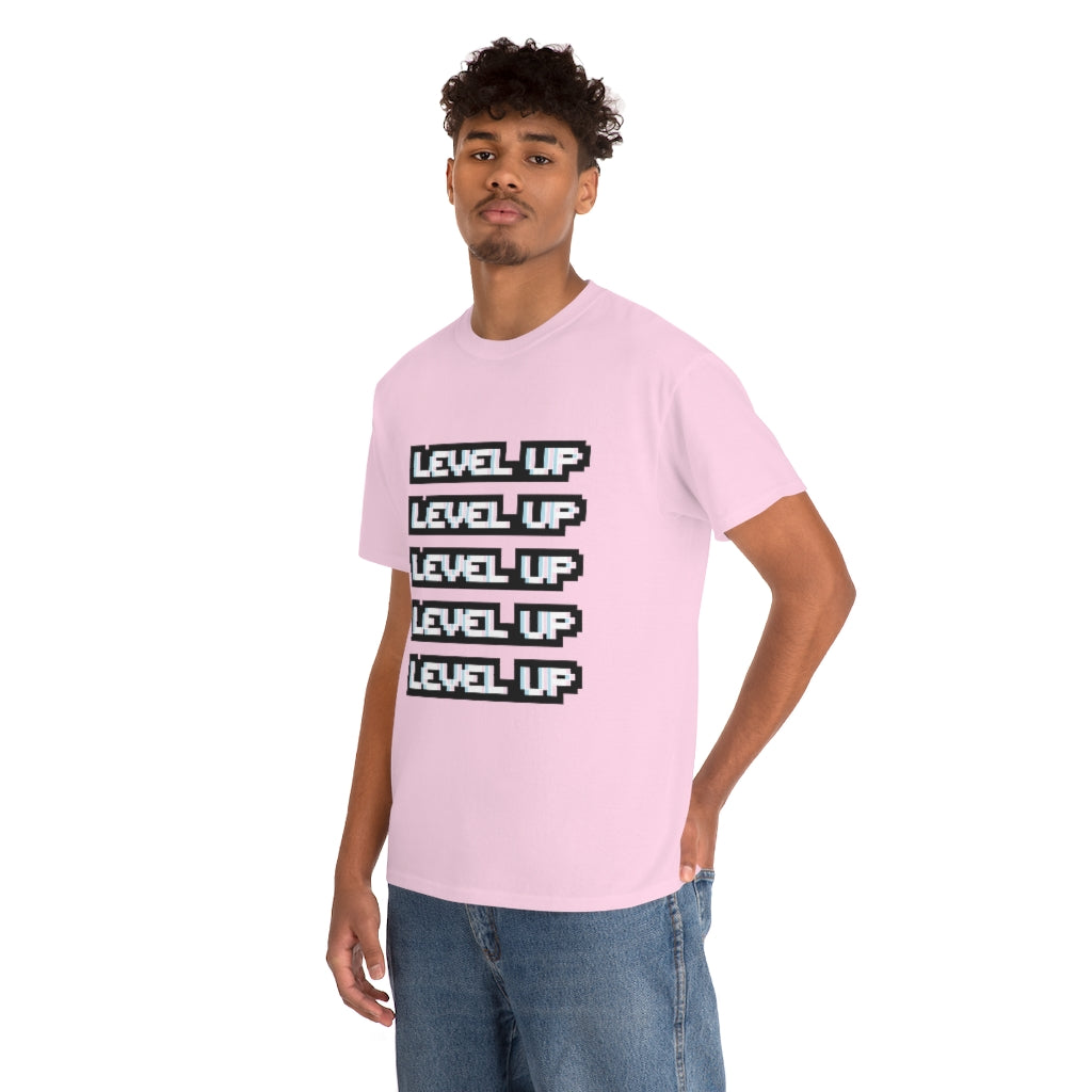 LEVEL UP LEVEL UP Unisex Heavy Cotton Tee