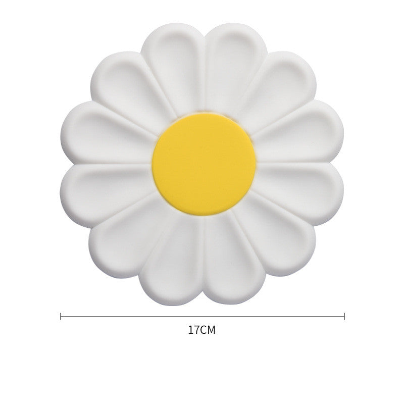 New Daisy Flower Insulation Simple Cute Silicone Placemat Kitchen Tools Home Decor