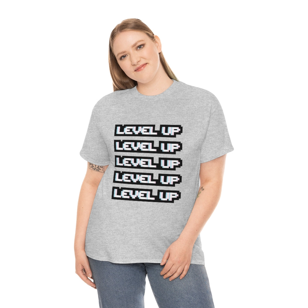 LEVEL UP LEVEL UP Unisex Heavy Cotton Tee