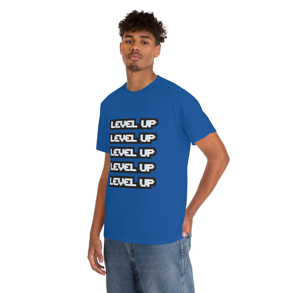 LEVEL UP LEVEL UP Unisex Heavy Cotton Tee