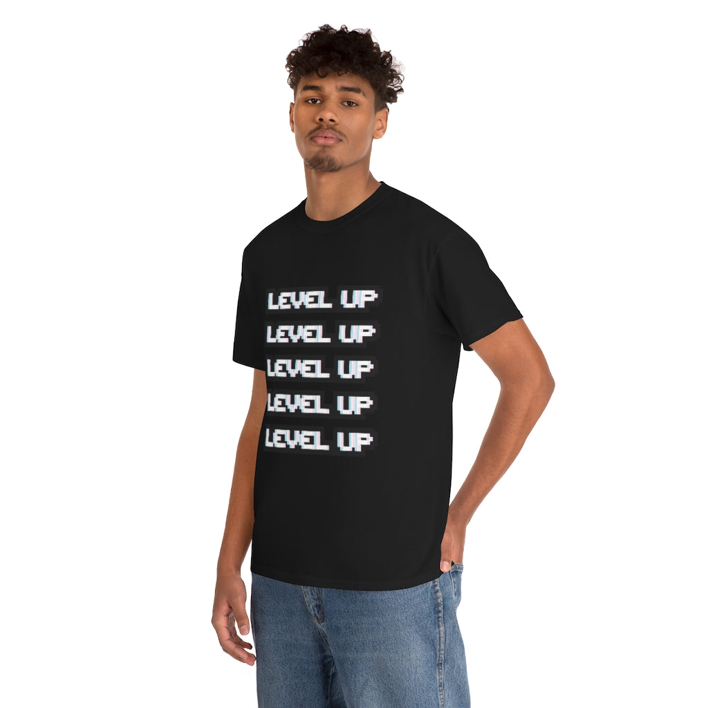 LEVEL UP LEVEL UP Unisex Heavy Cotton Tee