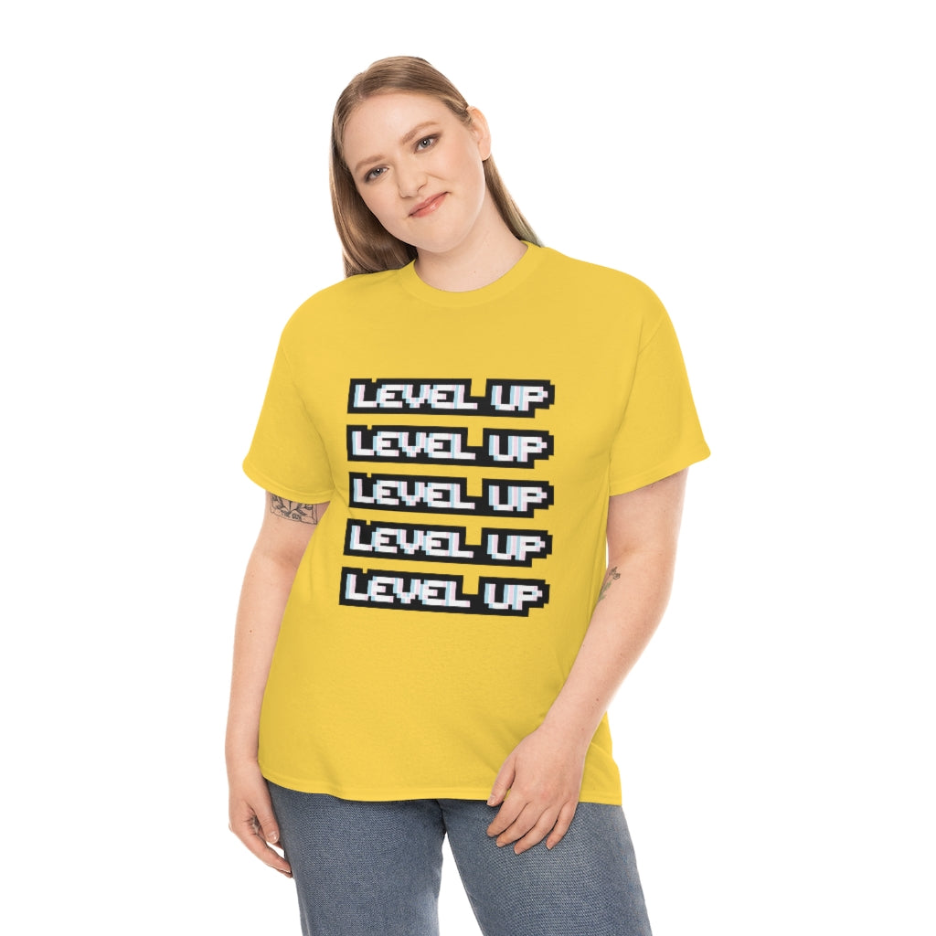 LEVEL UP LEVEL UP Unisex Heavy Cotton Tee