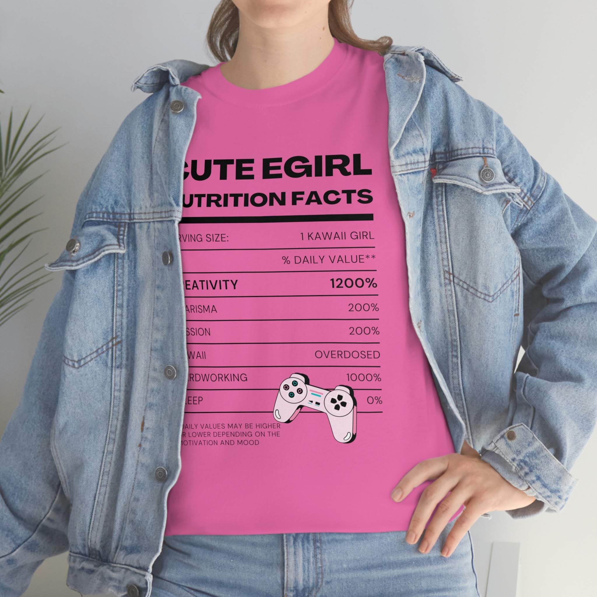 Nutrition Label Tee: Kawaii E-Girl