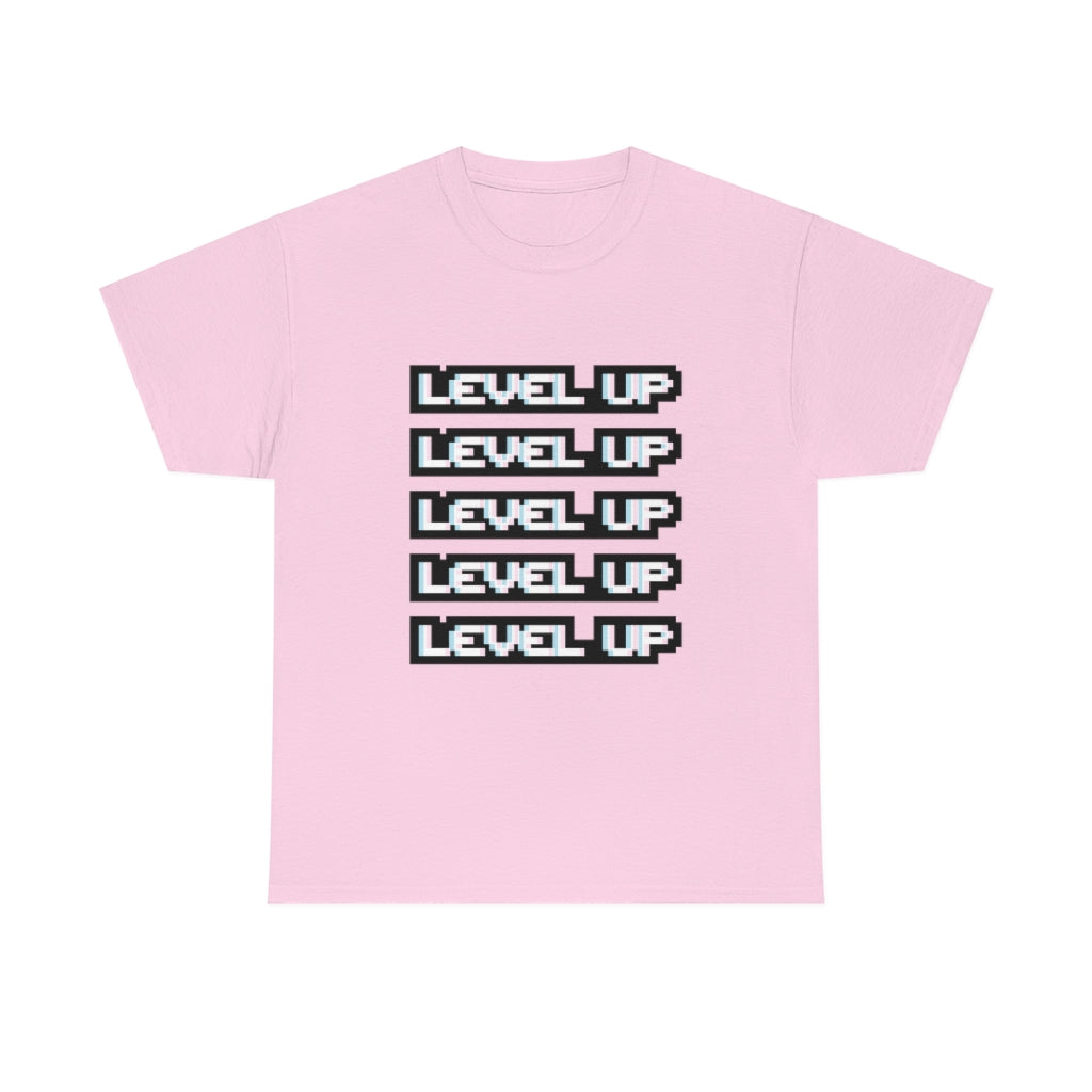 LEVEL UP LEVEL UP Unisex Heavy Cotton Tee