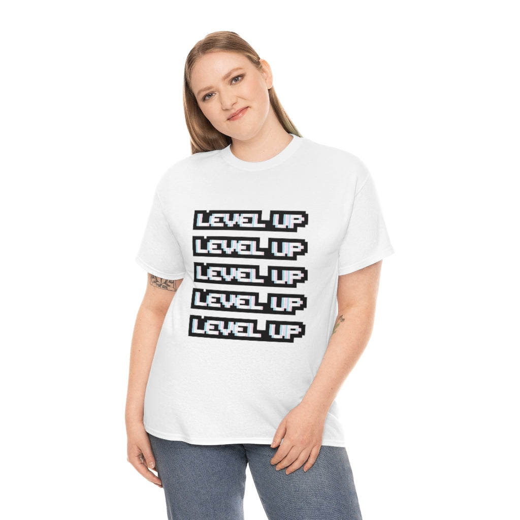 LEVEL UP LEVEL UP Unisex Heavy Cotton Tee