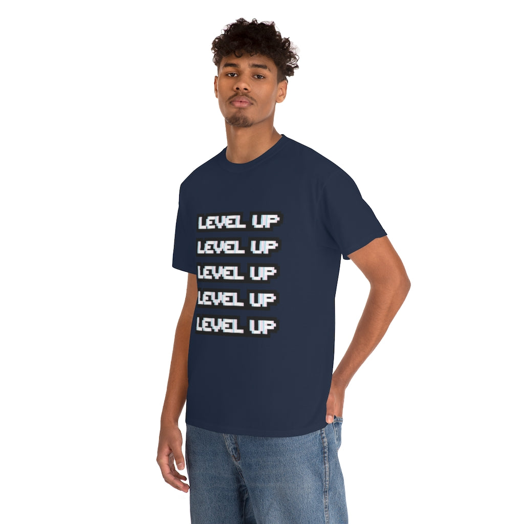 LEVEL UP LEVEL UP Unisex Heavy Cotton Tee