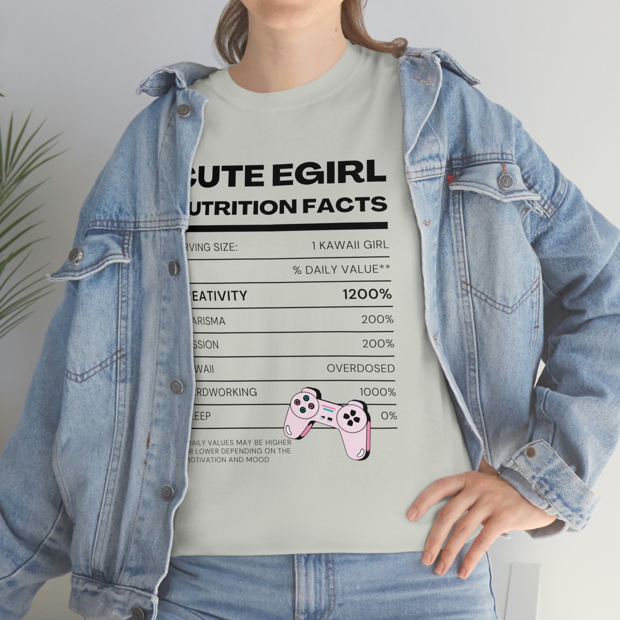 Nutrition Label Tee: Kawaii E-Girl