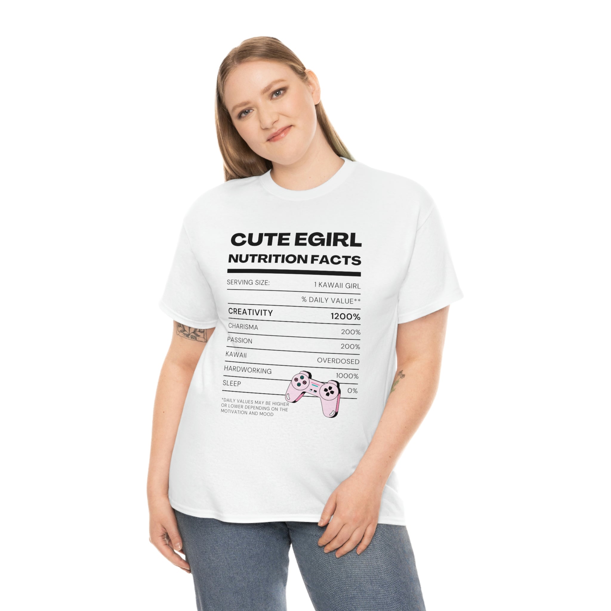 Nutrition Label Tee: Kawaii E-Girl