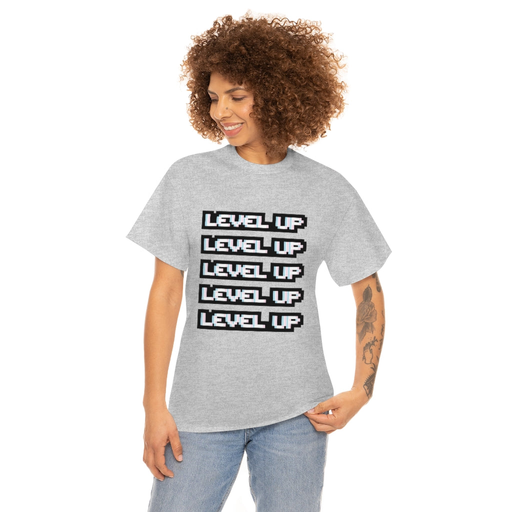 LEVEL UP LEVEL UP Unisex Heavy Cotton Tee