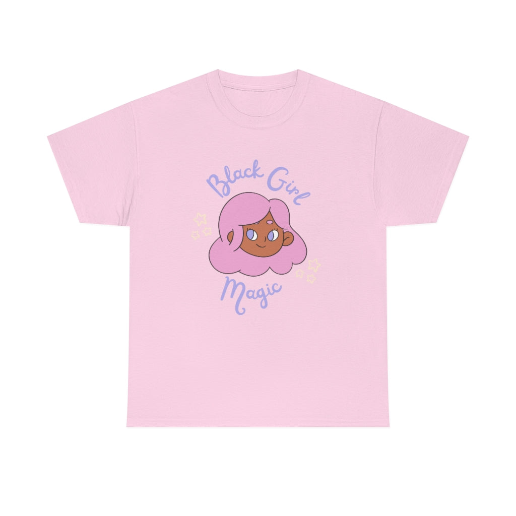 Kawaii Anime Black Girl Magic Heavy Cotton Tee