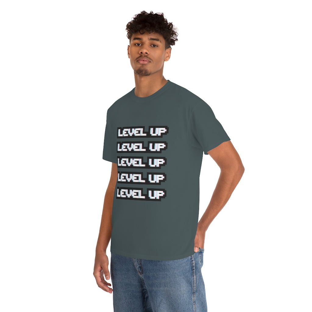 LEVEL UP LEVEL UP Unisex Heavy Cotton Tee