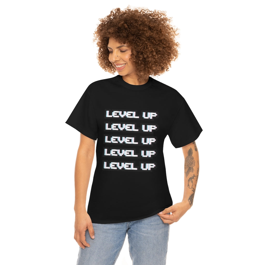 LEVEL UP LEVEL UP Unisex Heavy Cotton Tee