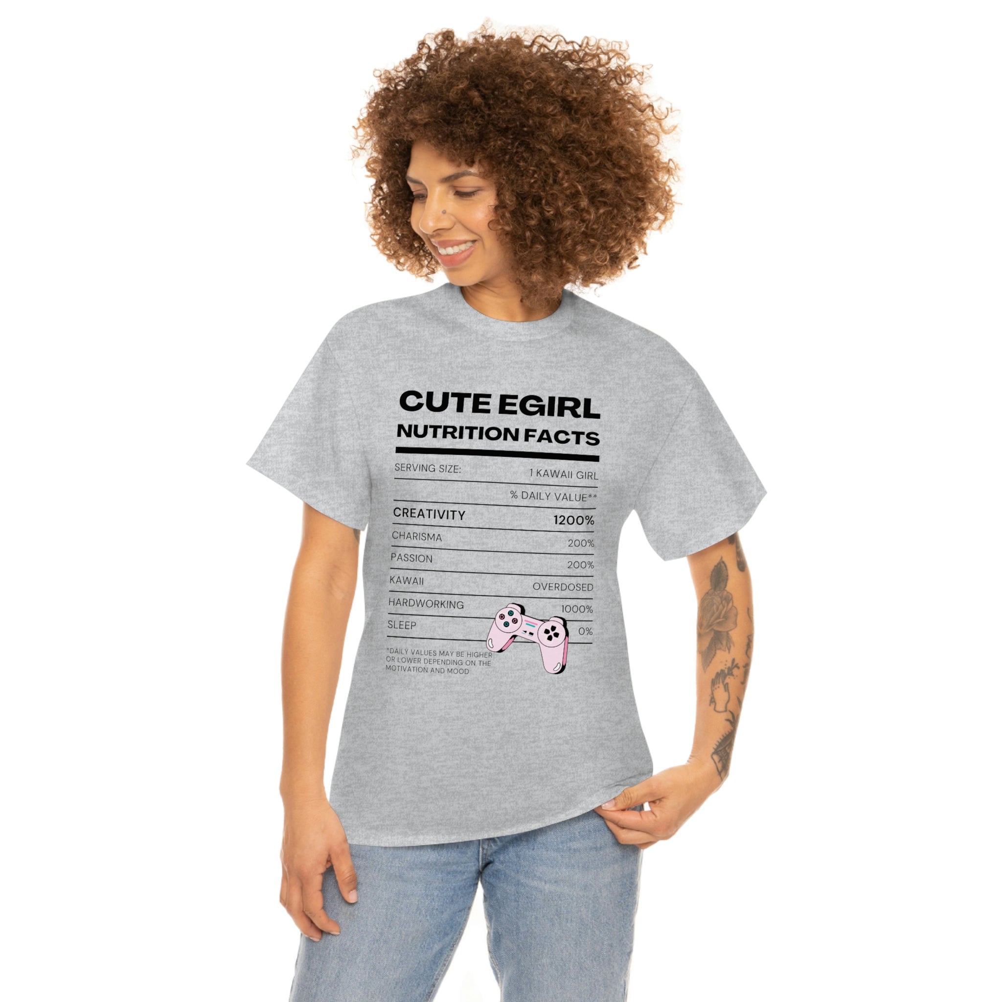 Nutrition Label Tee: Kawaii E-Girl