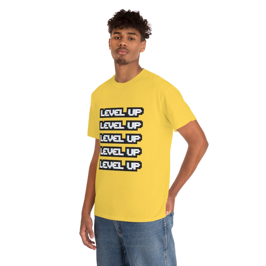 LEVEL UP LEVEL UP Unisex Heavy Cotton Tee