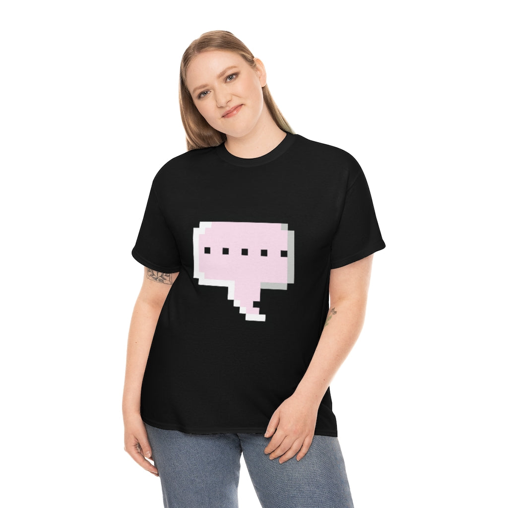 DOT DOT DOT MESSAGE BUBBLE...Unisex Heavy Cotton Tee