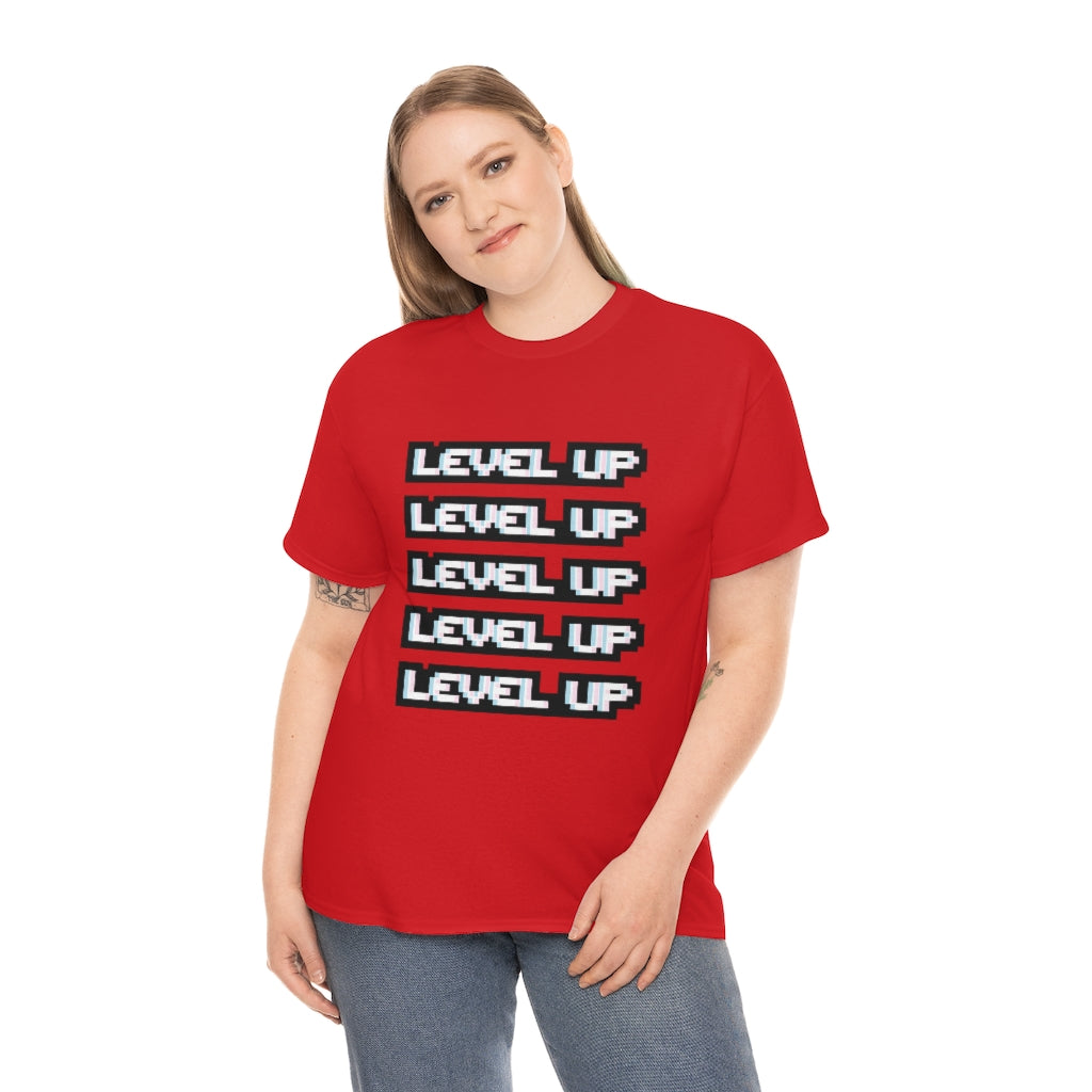 LEVEL UP LEVEL UP Unisex Heavy Cotton Tee