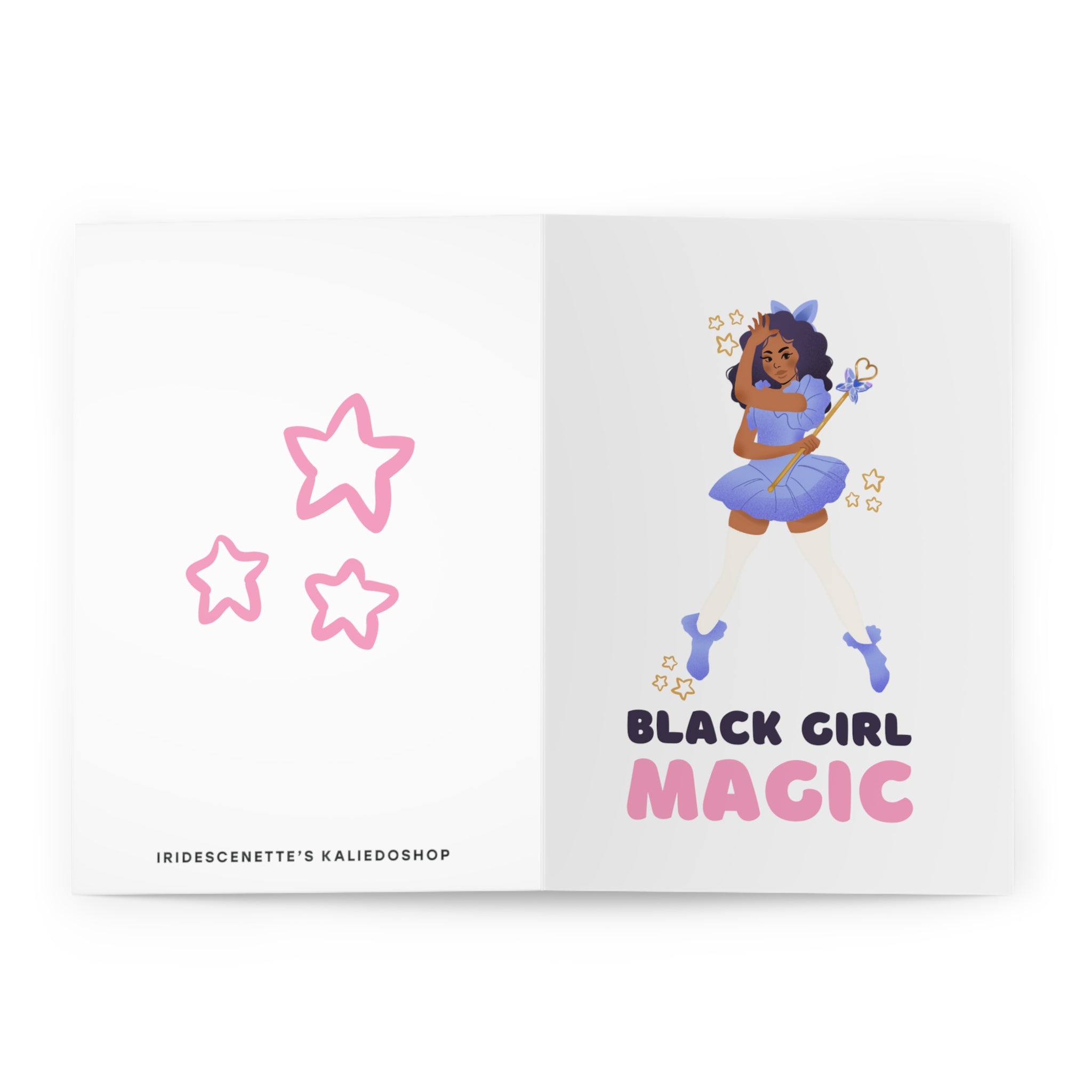 BLACK GIRL MAGIC GREETING CARD (5 PACK)