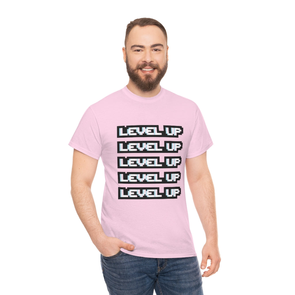 LEVEL UP LEVEL UP Unisex Heavy Cotton Tee