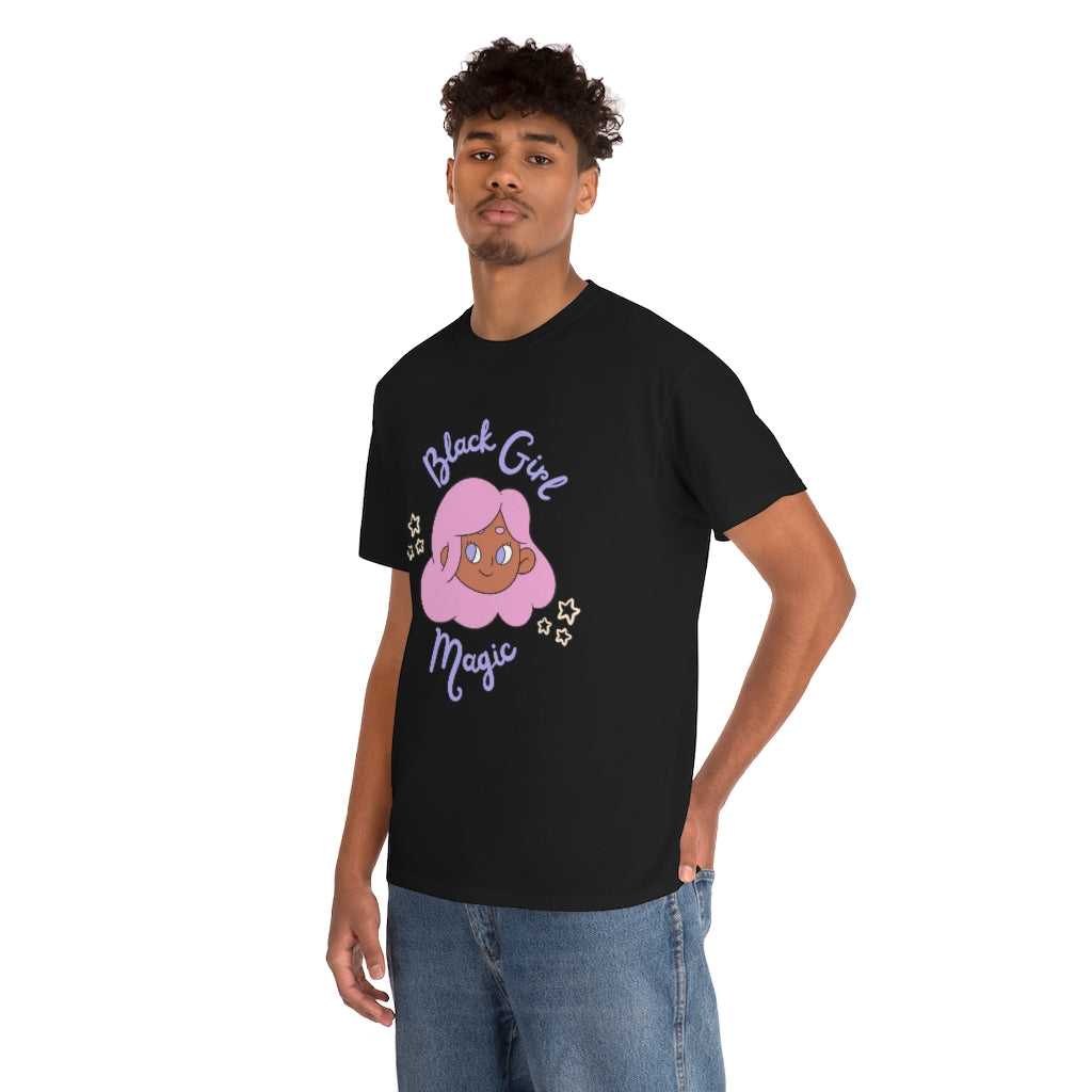 Kawaii Anime Black Girl Magic Heavy Cotton Tee