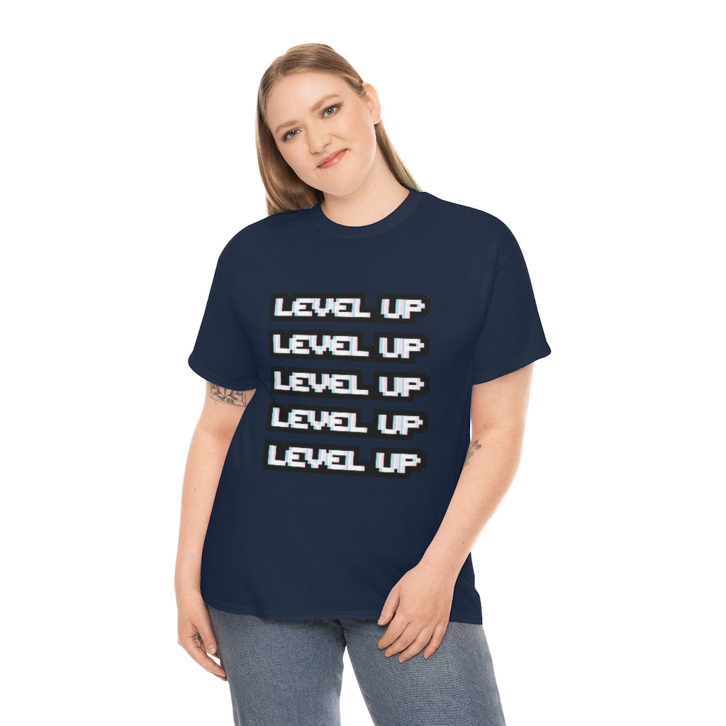 LEVEL UP LEVEL UP Unisex Heavy Cotton Tee