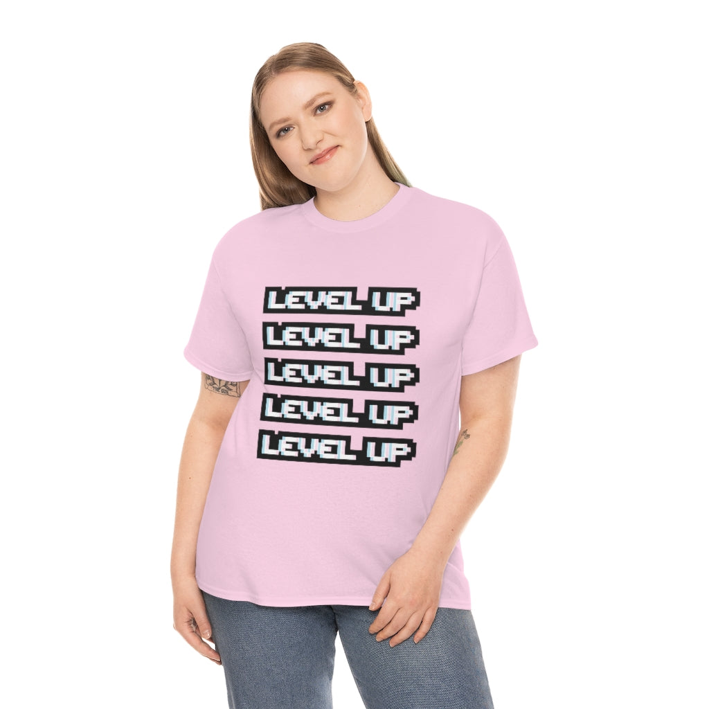 LEVEL UP LEVEL UP Unisex Heavy Cotton Tee