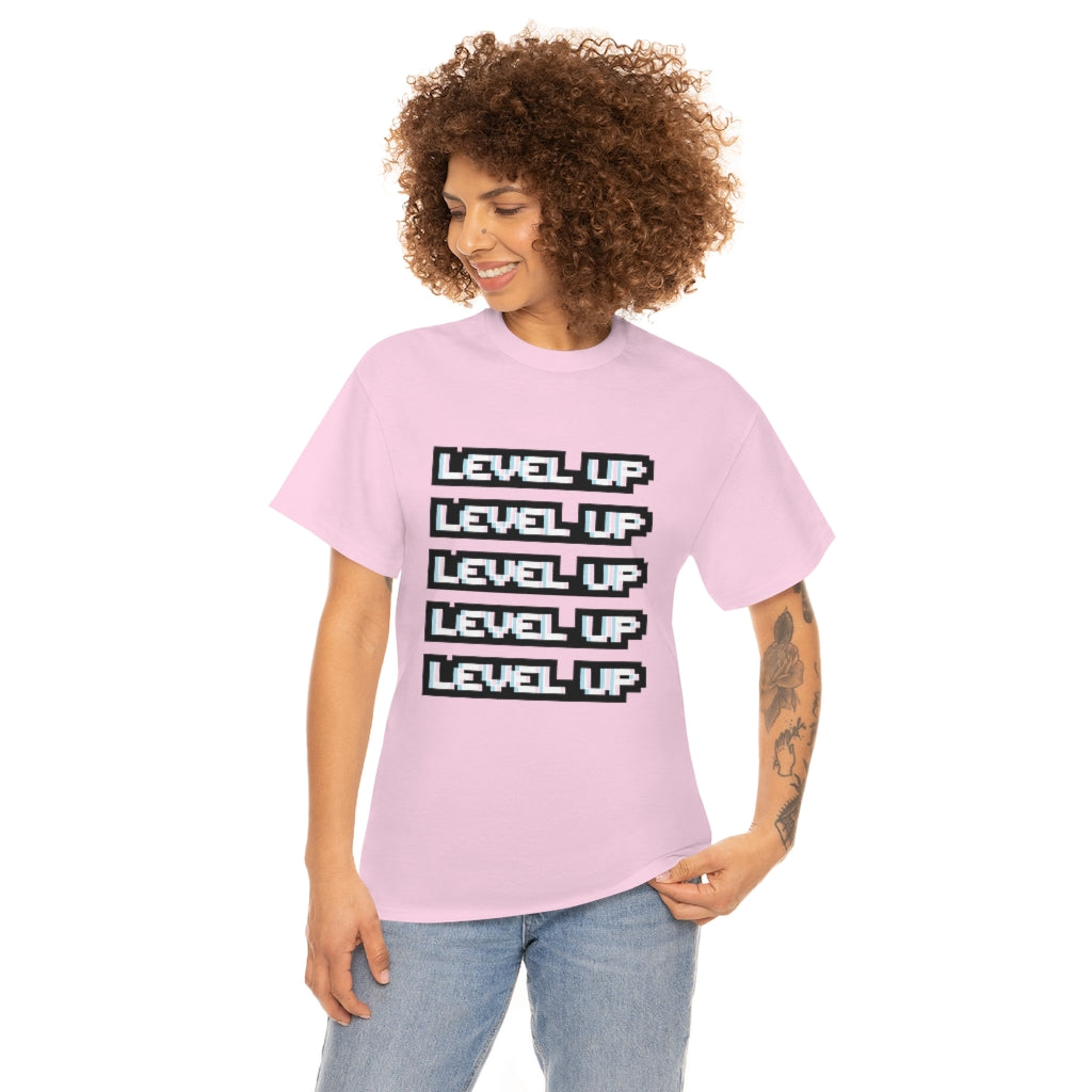 LEVEL UP LEVEL UP Unisex Heavy Cotton Tee