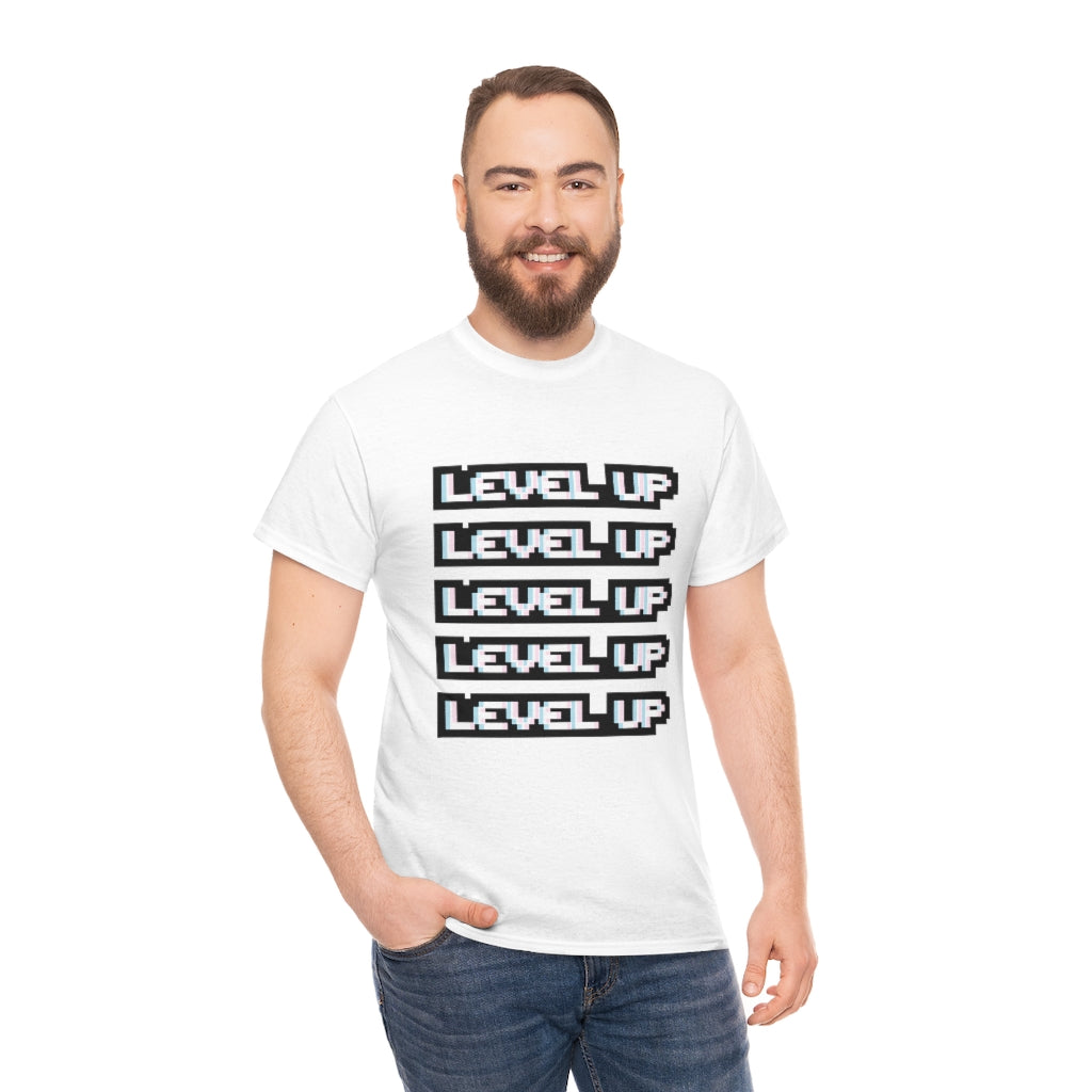 LEVEL UP LEVEL UP Unisex Heavy Cotton Tee