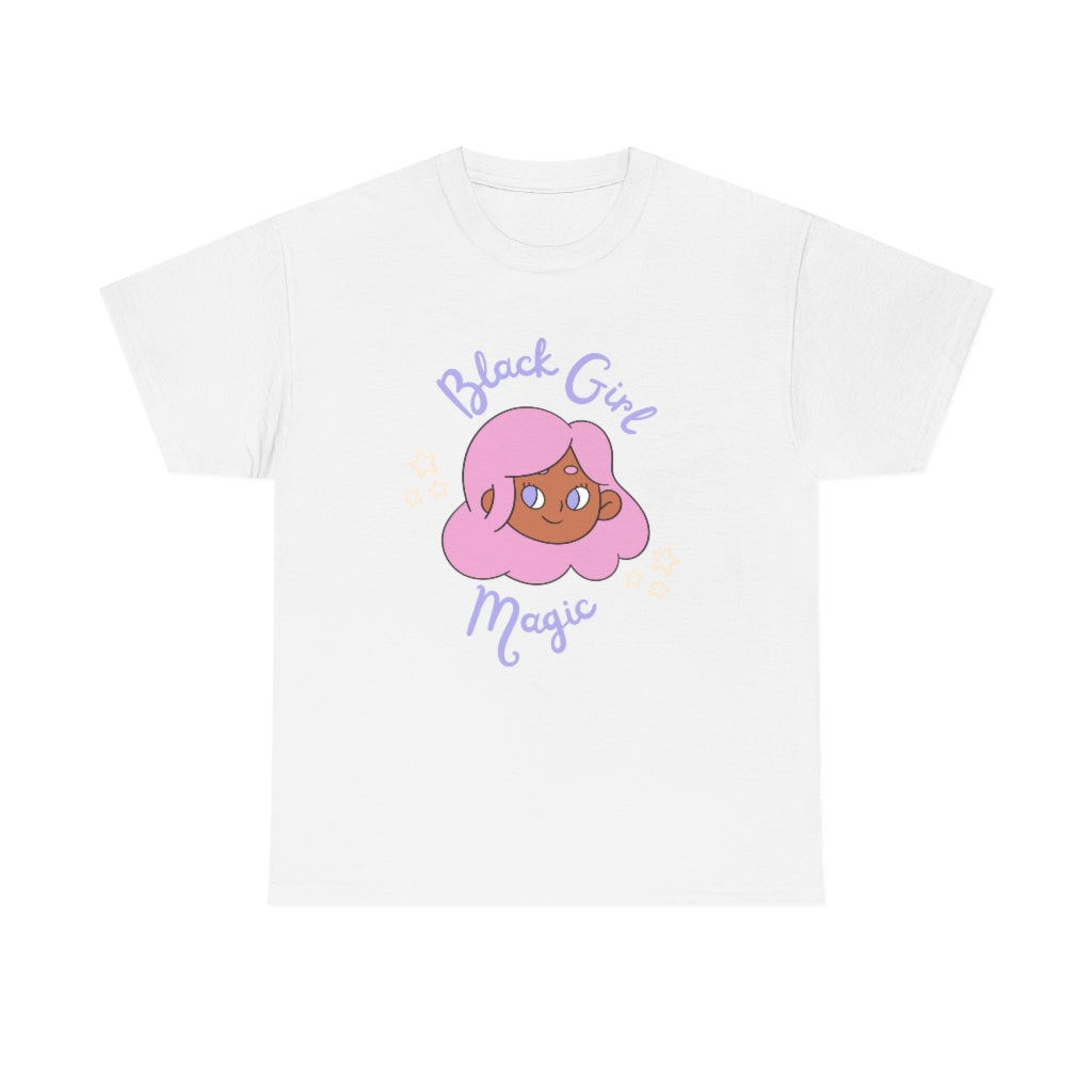 Kawaii Anime Black Girl Magic Heavy Cotton Tee