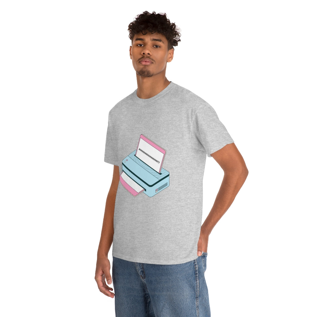 AHHHHHH Computer Message Unisex Heavy Cotton Tee