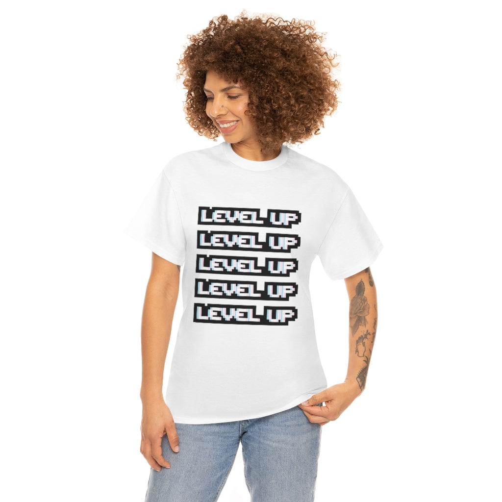 LEVEL UP LEVEL UP Unisex Heavy Cotton Tee