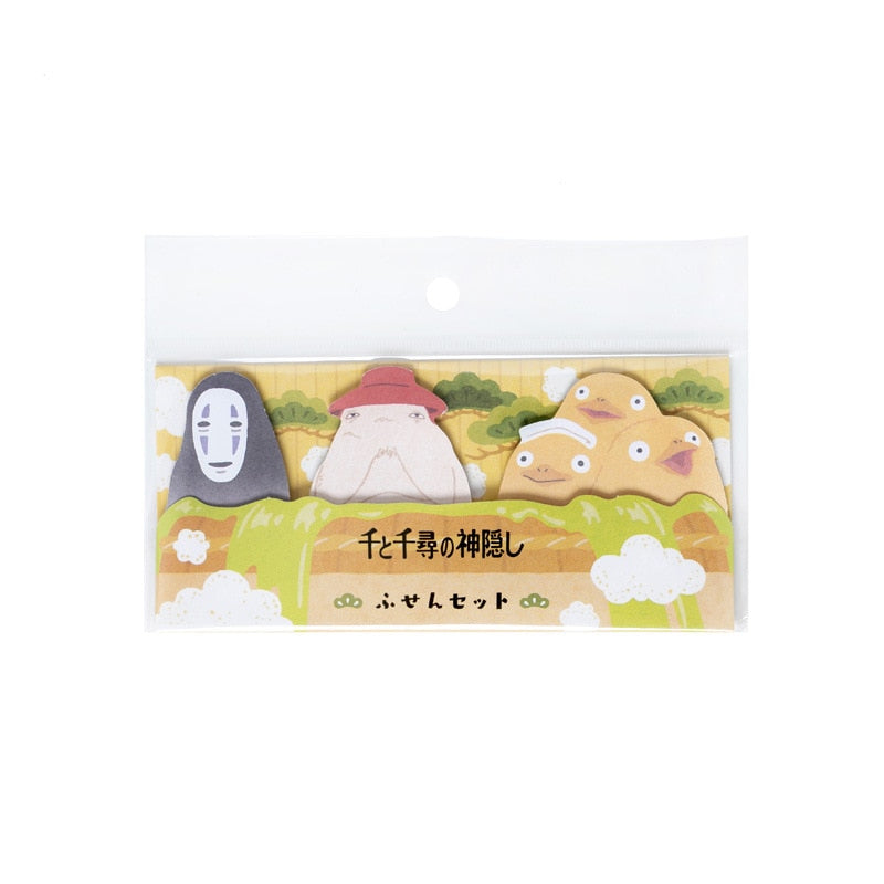 Kawaii No Face Man Totoro Sticky Notes Memo Pad Diary Stationary Flakes Scrapbook Decorative Cute Cartoon N Times Sticky