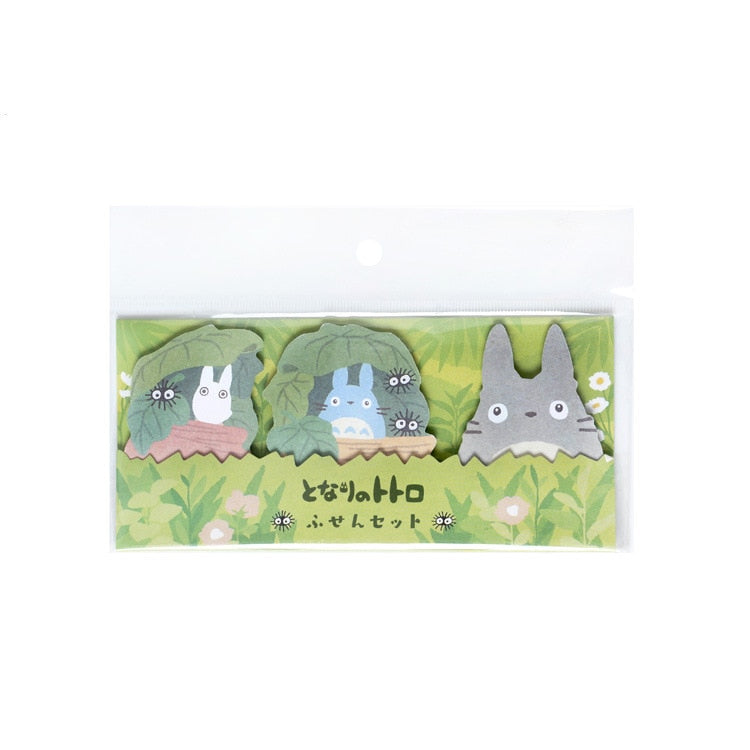 Kawaii No Face Man Totoro Sticky Notes Memo Pad Diary Stationary Flakes Scrapbook Decorative Cute Cartoon N Times Sticky