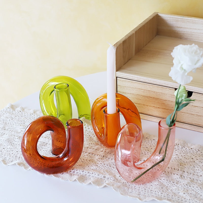 Modern Quirky Glass Holder Home Decor