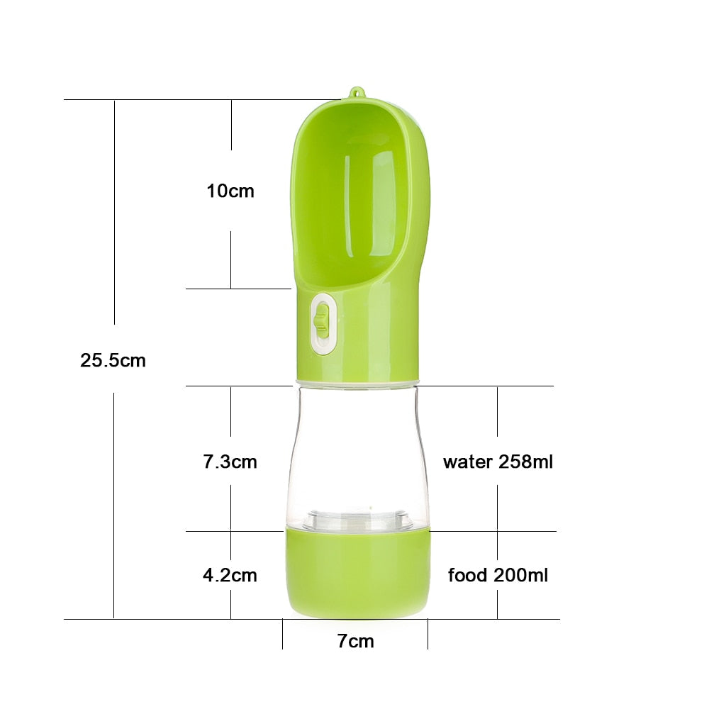 Portable Pet Water Bottle & Feeder