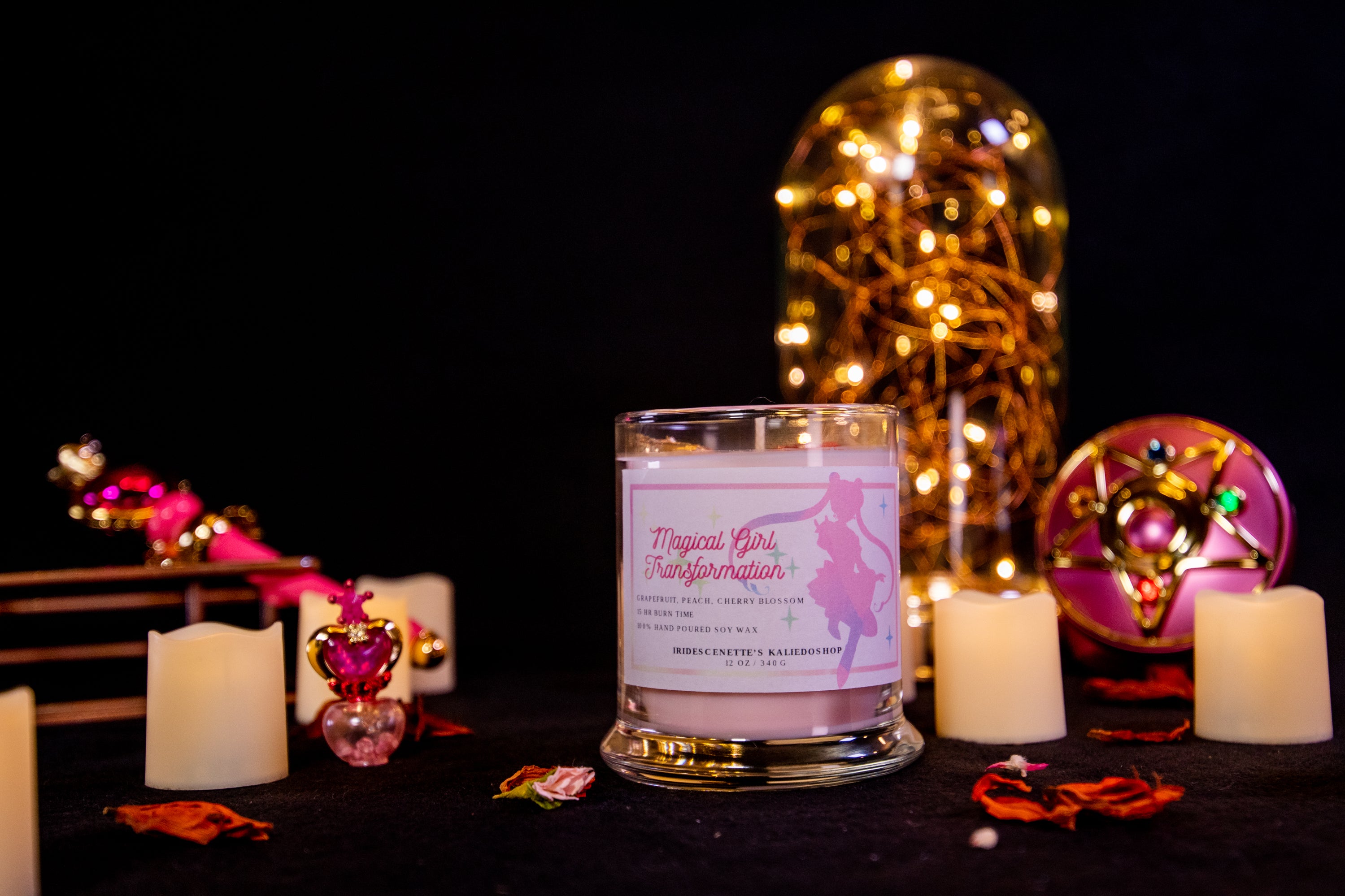 Magical Girl Transformation Candle | Sailor Moon Inspired Candle| Anime Pastel Girly Aesthetic