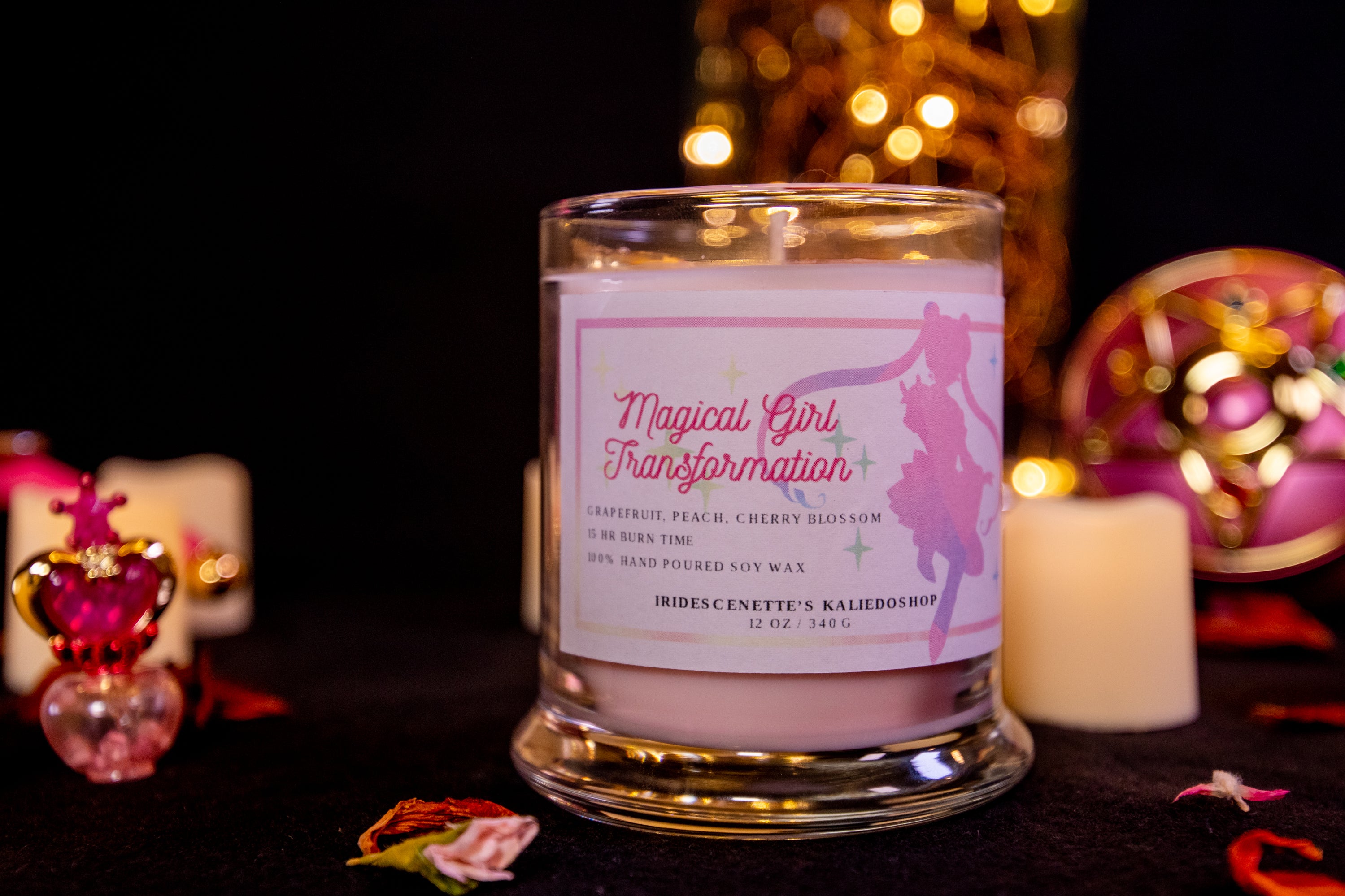 Magical Girl Transformation Candle | Sailor Moon Inspired Candle| Anime Pastel Girly Aesthetic