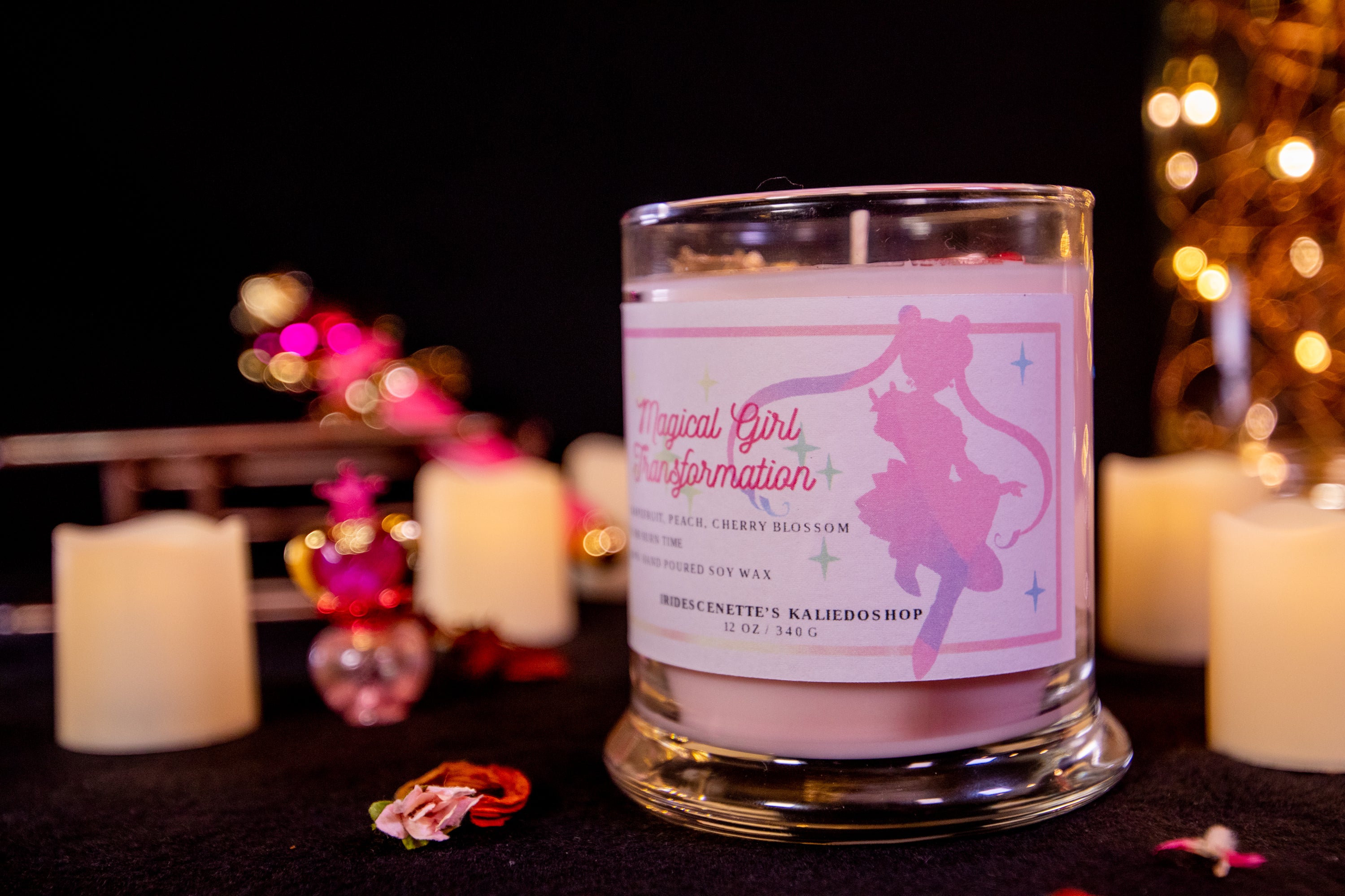 Magical Girl Transformation Candle | Sailor Moon Inspired Candle| Anime Pastel Girly Aesthetic