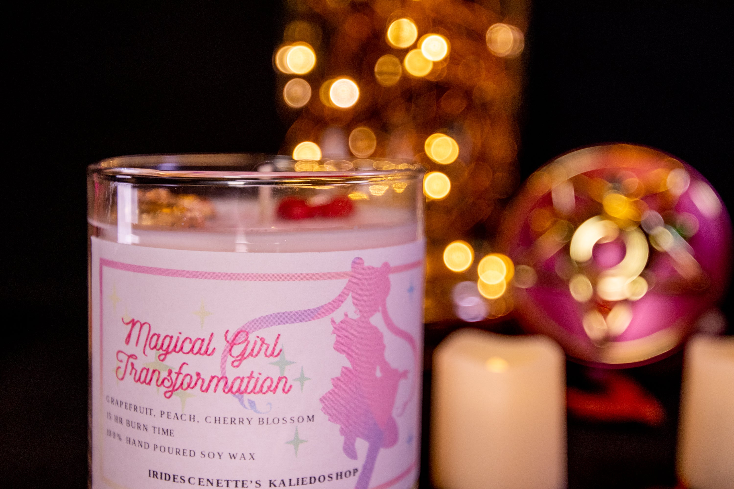 Magical Girl Transformation Candle | Sailor Moon Inspired Candle| Anime Pastel Girly Aesthetic