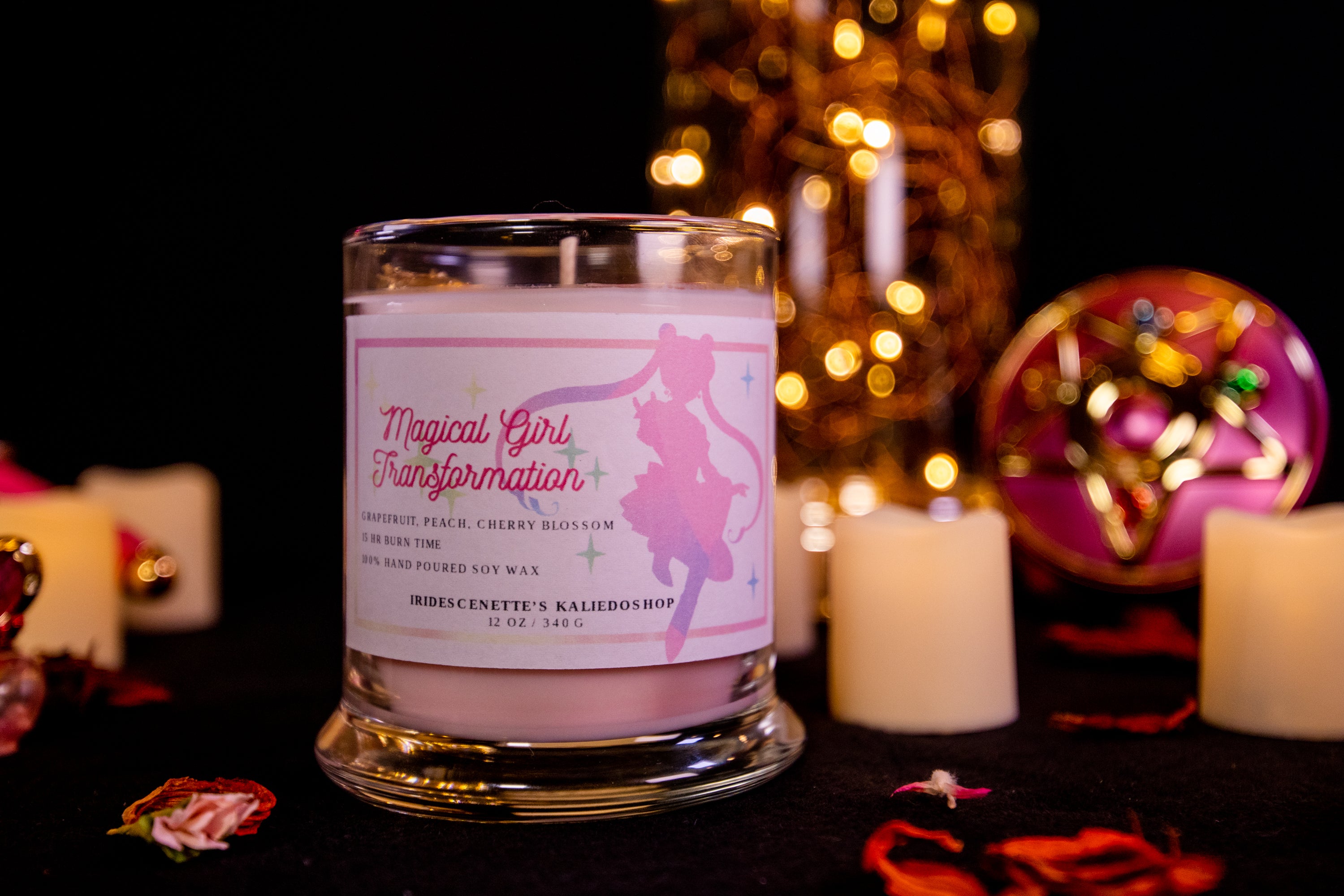 Magical Girl Transformation Candle | Sailor Moon Inspired Candle| Anime Pastel Girly Aesthetic