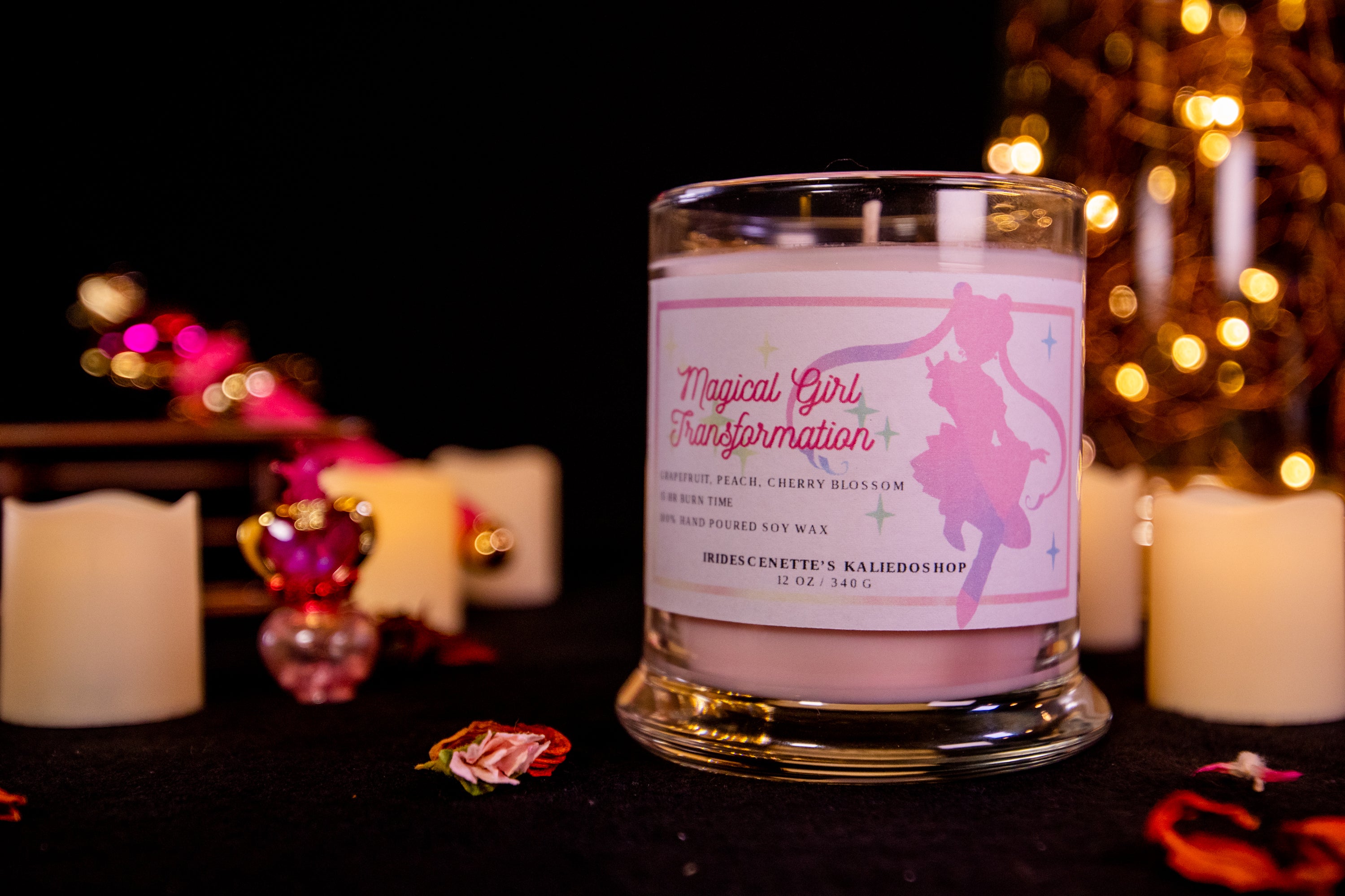 Magical Girl Transformation Candle | Sailor Moon Inspired Candle| Anime Pastel Girly Aesthetic