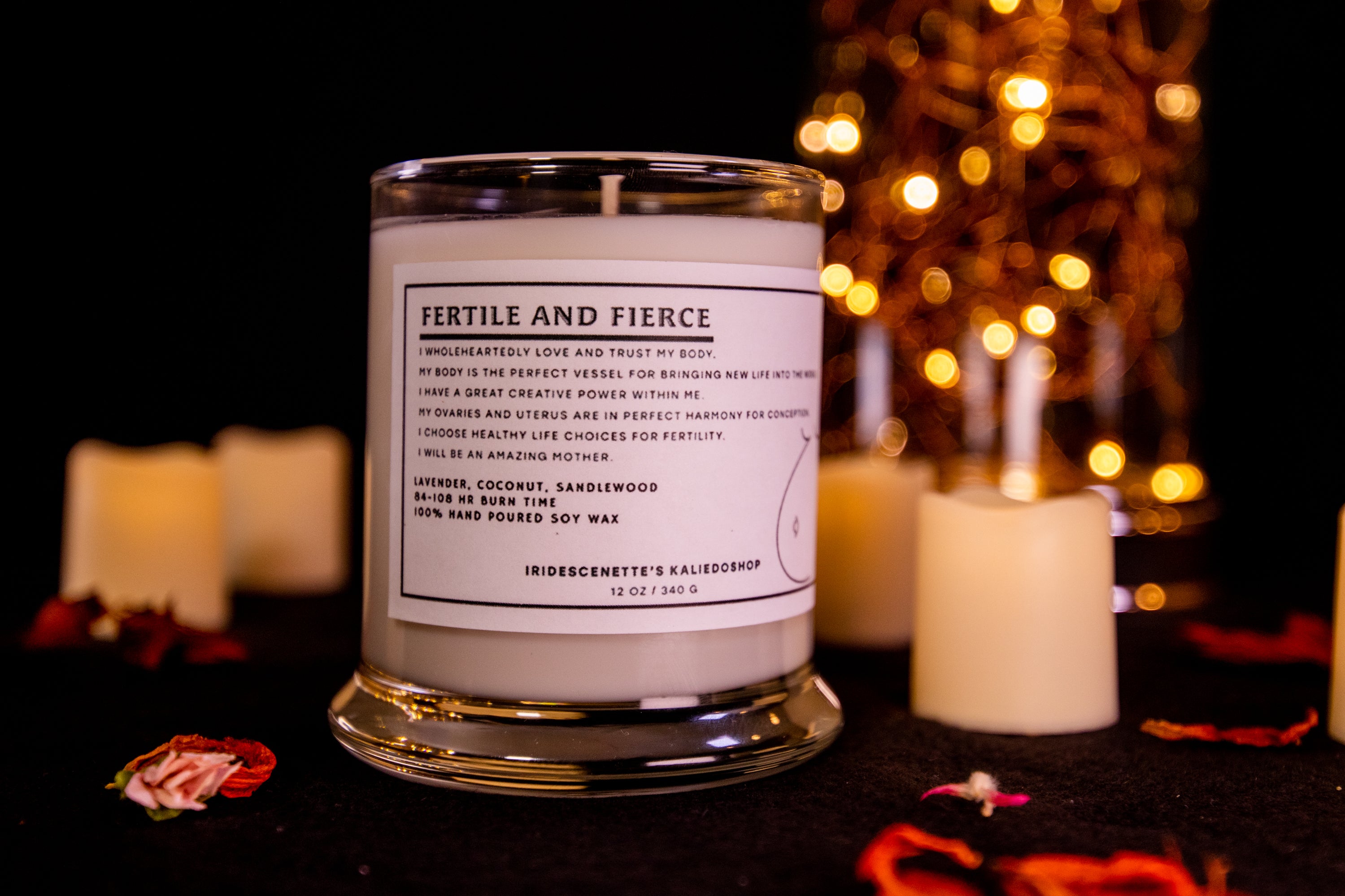 FERTILE AND FIERCE: Fertility Candle