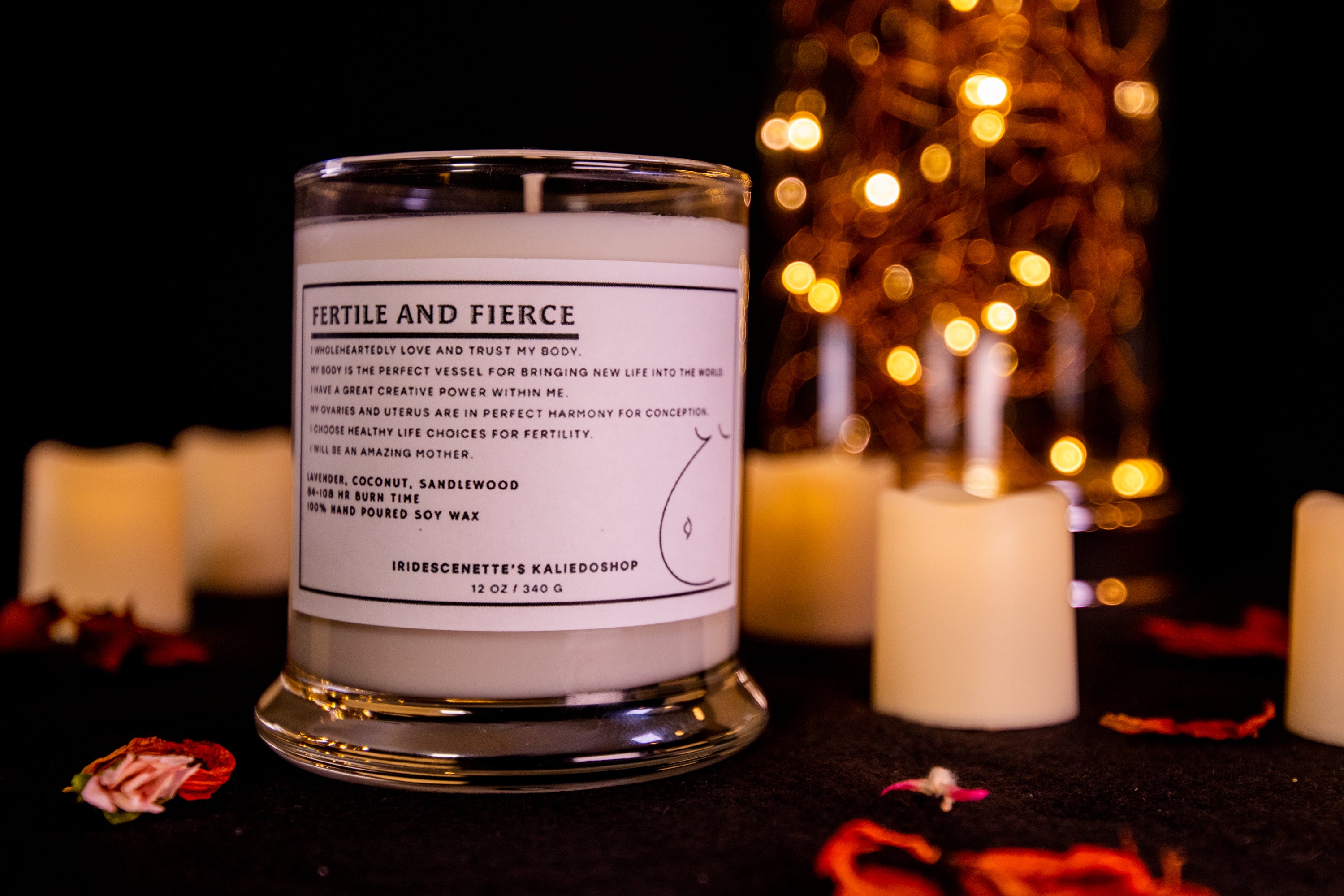 FERTILE AND FIERCE: Fertility Candle