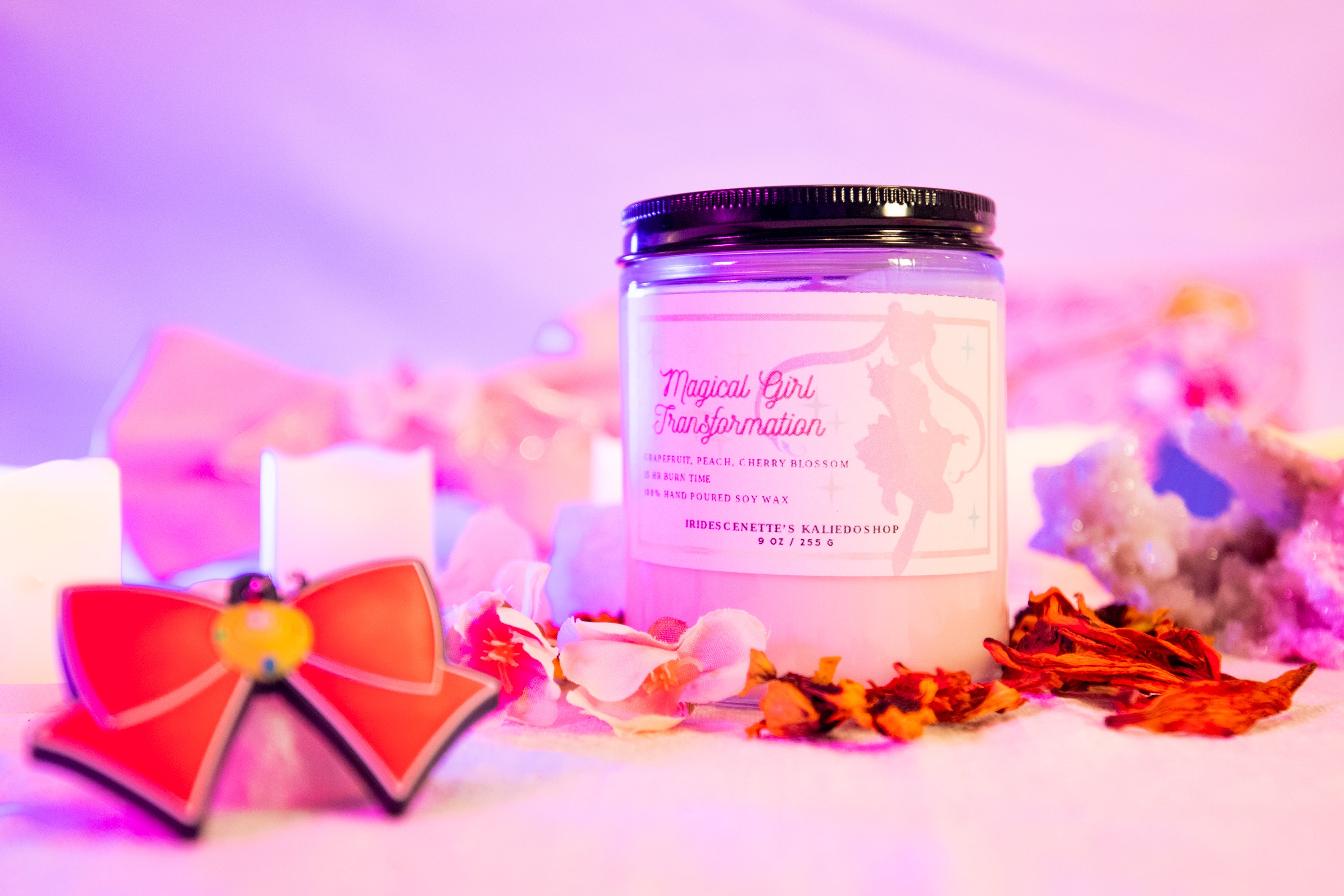 Magical Girl Transformation Candle | Sailor Moon Inspired Candle| Anime Pastel Girly Aesthetic